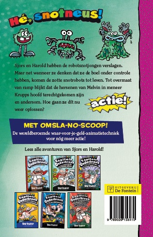 Kapitein Onderbroek en de knotsgekke knokpartij met de robotsnotjongen deel 2 - achterkant
